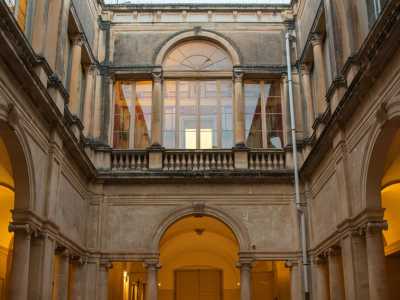 Ma anche nel magnifico Palazzo Tamborino Cezzi...(foto di Dario Miale)